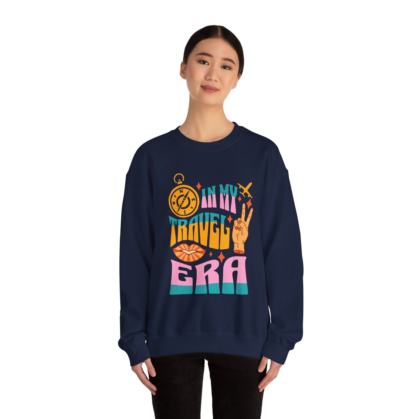 In My Travel Era - Groovy Crewneck Sweatshirt