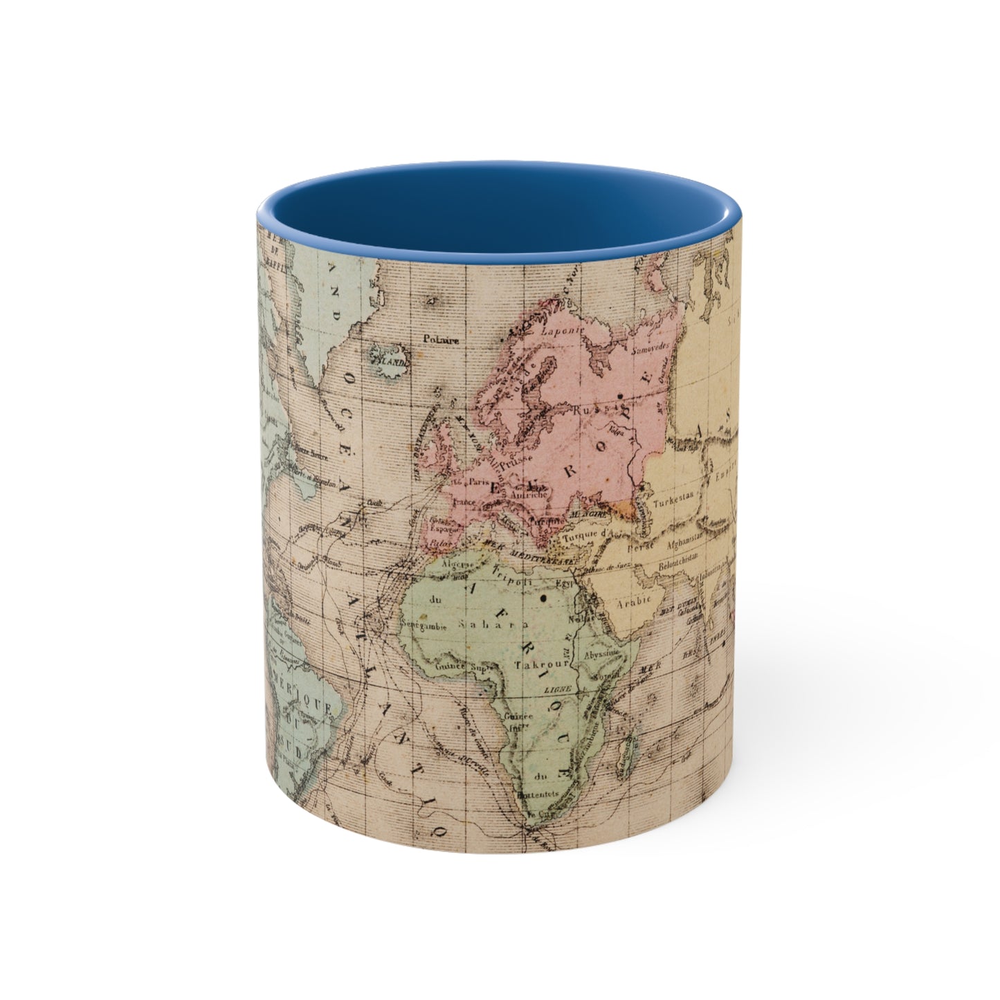 Vintage World Map - Coffee Mug