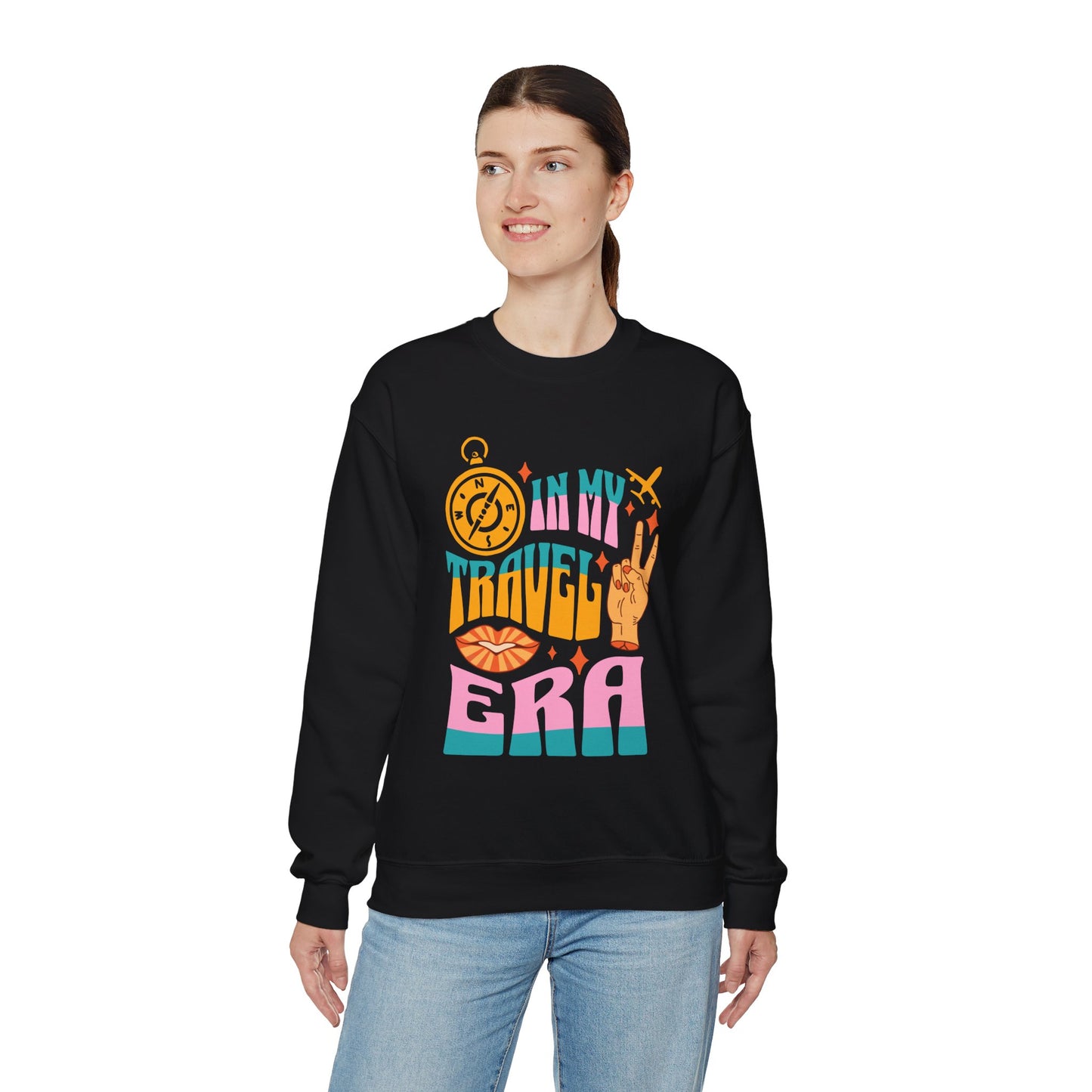 In My Travel Era - Groovy Crewneck Sweatshirt